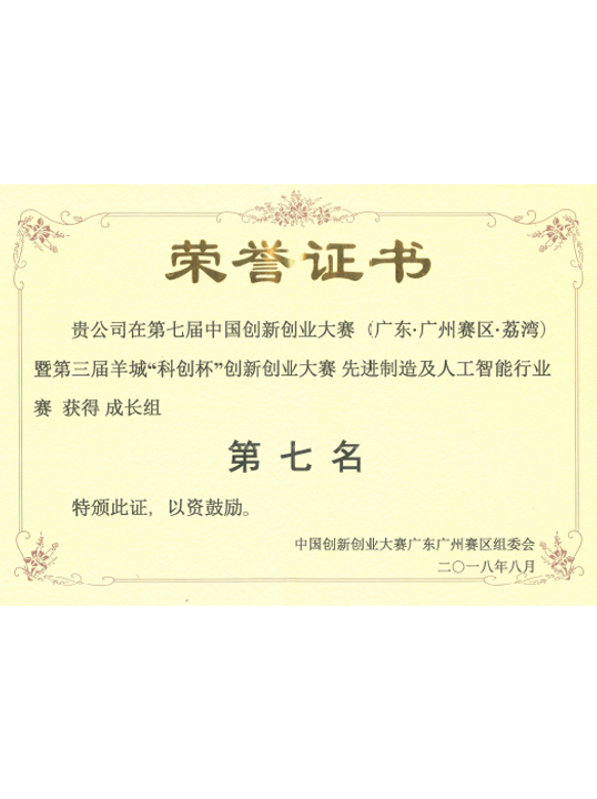 2018 Third Prize